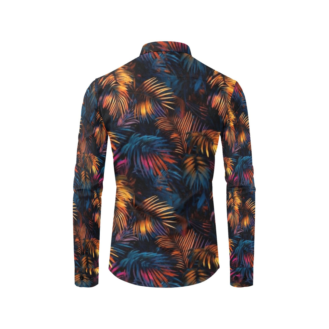 Men's All Over Print Long Sleeve Shirt(Without Pocket)(T61)