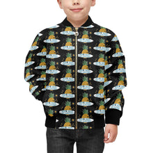 Load image into Gallery viewer, Kids&#39; Bomber Jacket with Pockets
