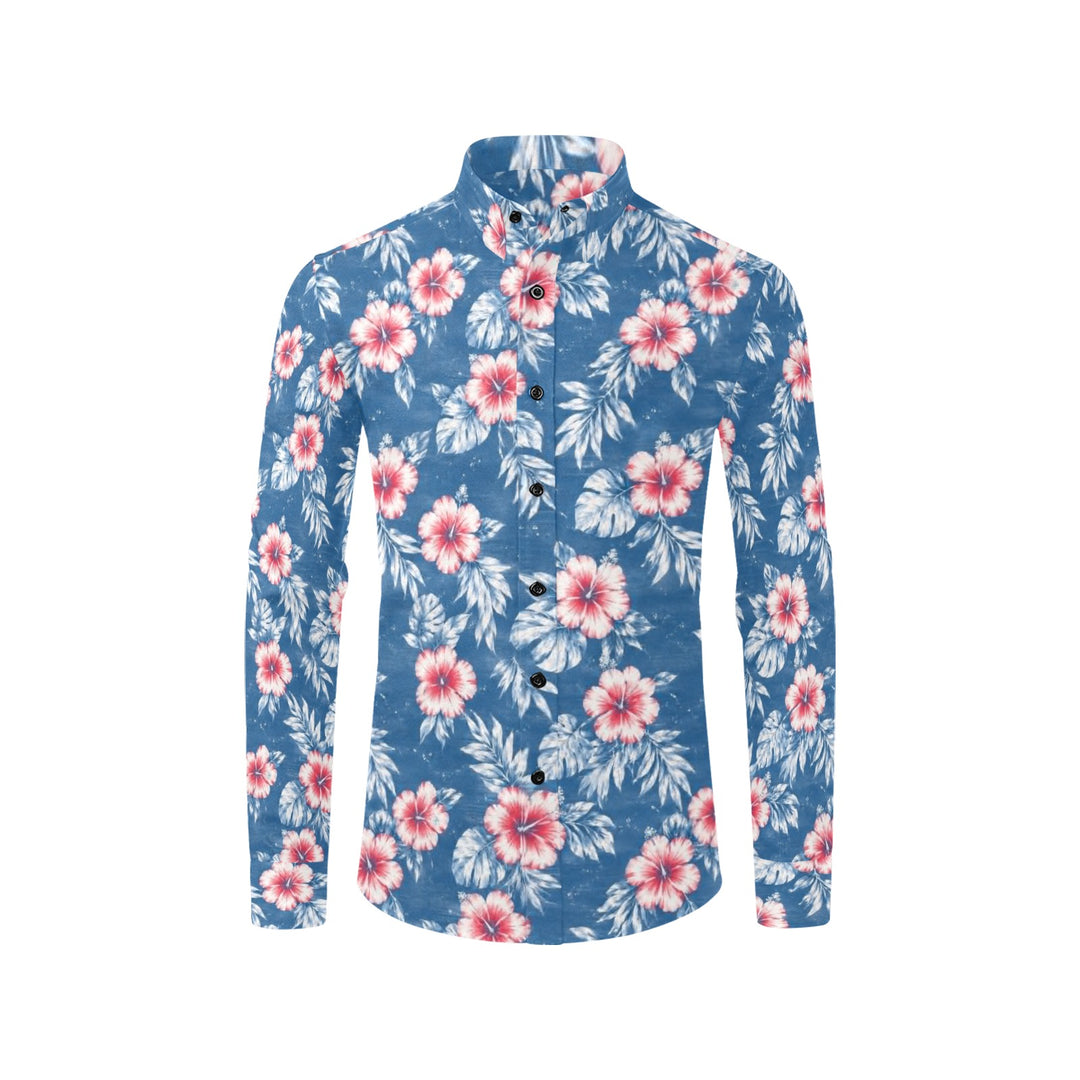 Men's All Over Print Long Sleeve Shirt(Without Pocket)(T61)