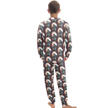 Load image into Gallery viewer, Big Boys&#39; Crew Neck Long Pajama Set
