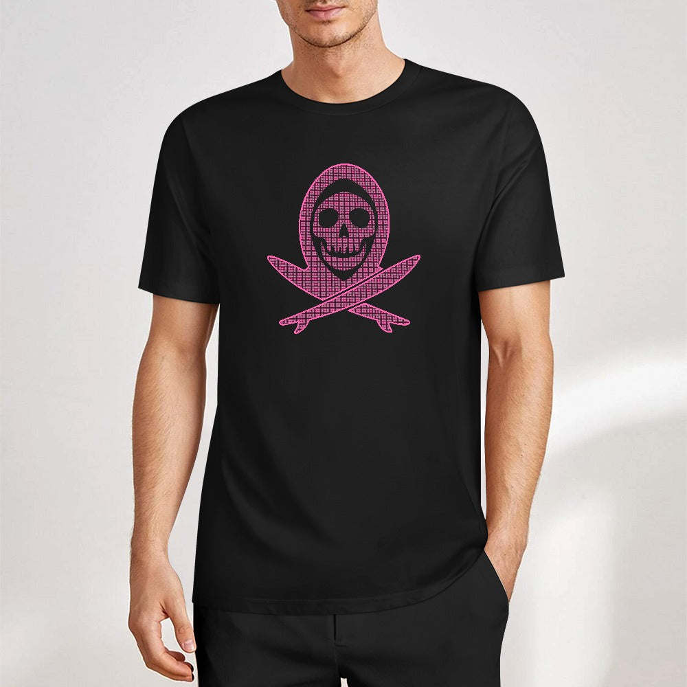 New Pure cotton short sleeved T-shirt Front print Multiple colors