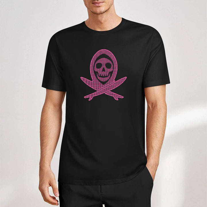 New Pure cotton short sleeved T-shirt Front print Multiple colors