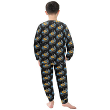 Load image into Gallery viewer, Little Boys&#39; Crew Neck Long Pajama Set
