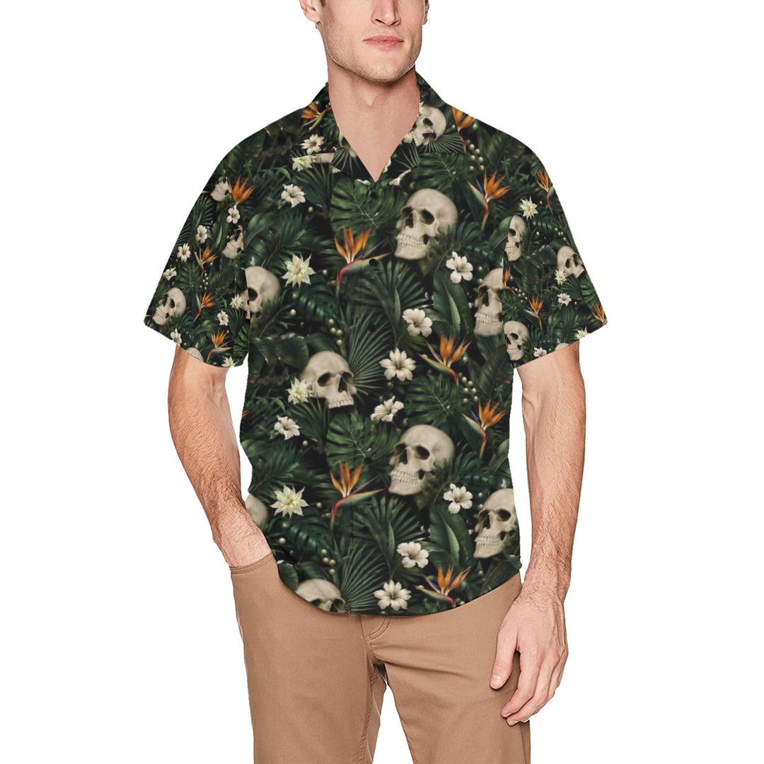 Hawaiian Shirt with Chest Pocket (T58)