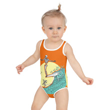 Load image into Gallery viewer, Reaper Surf Kids Swimsuit
