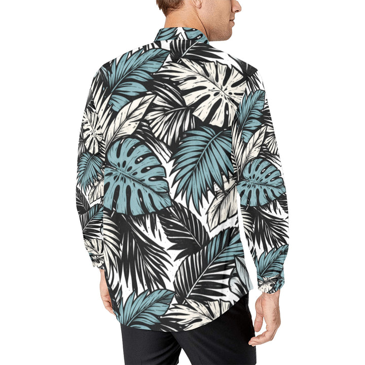 Men's All Over Print Long Sleeve Shirt(Without Pocket)(T61)