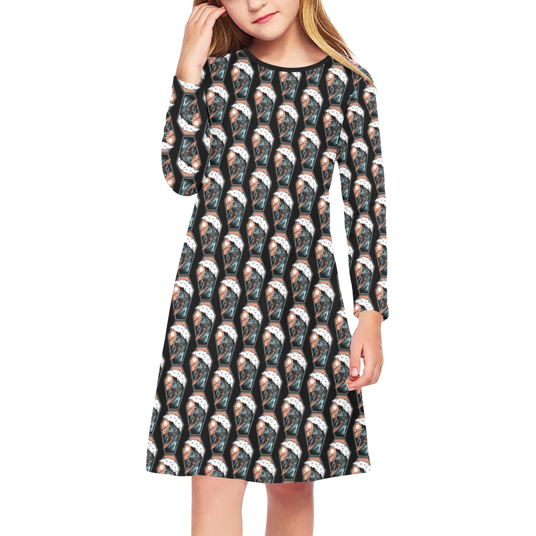 Girls' Long Sleeve Dress