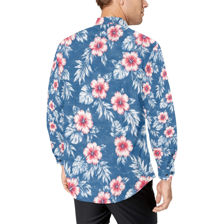 Men's All Over Print Long Sleeve Shirt(Without Pocket)(T61)