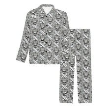 Load image into Gallery viewer, Men&#39;s V-Neck Long Pajama Set
