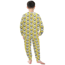 Load image into Gallery viewer, Little Boys&#39; Crew Neck Long Pajama Set
