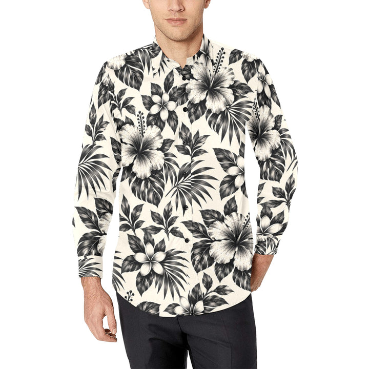 Men's All Over Print Long Sleeve Shirt(Without Pocket)(T61)