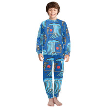 Load image into Gallery viewer, Big Boys&#39; Crew Neck Long Pajama Set
