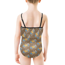 Load image into Gallery viewer, Kids&#39; Spaghetti Strap Ruffle Swimsuit
