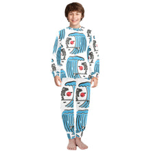 Load image into Gallery viewer, Big Boys&#39; Crew Neck Long Pajama Set
