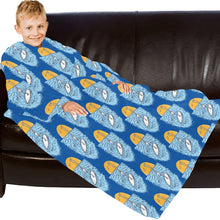 Load image into Gallery viewer, Blanket Robe with Sleeves for Kids
