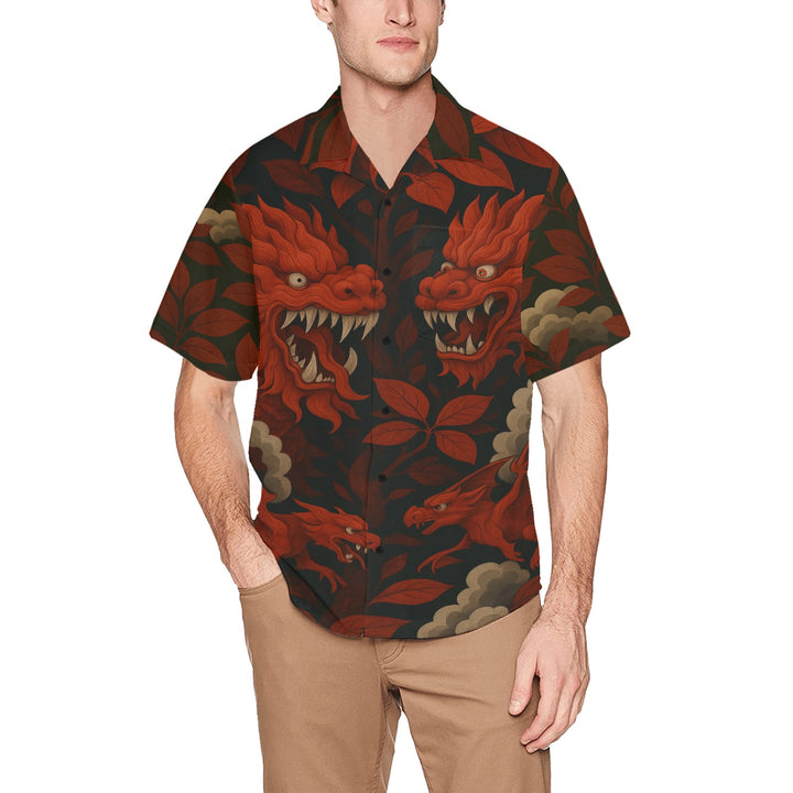 Hawaiian Shirt with Chest Pocket