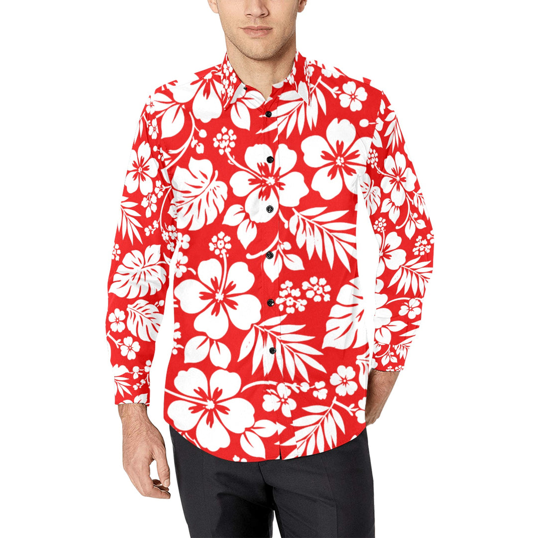 Men's All Over Print Long Sleeve Shirt(Without Pocket)(T61)