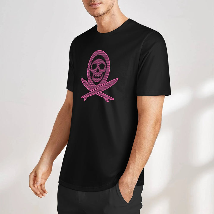 New Pure cotton short sleeved T-shirt Front print Multiple colors