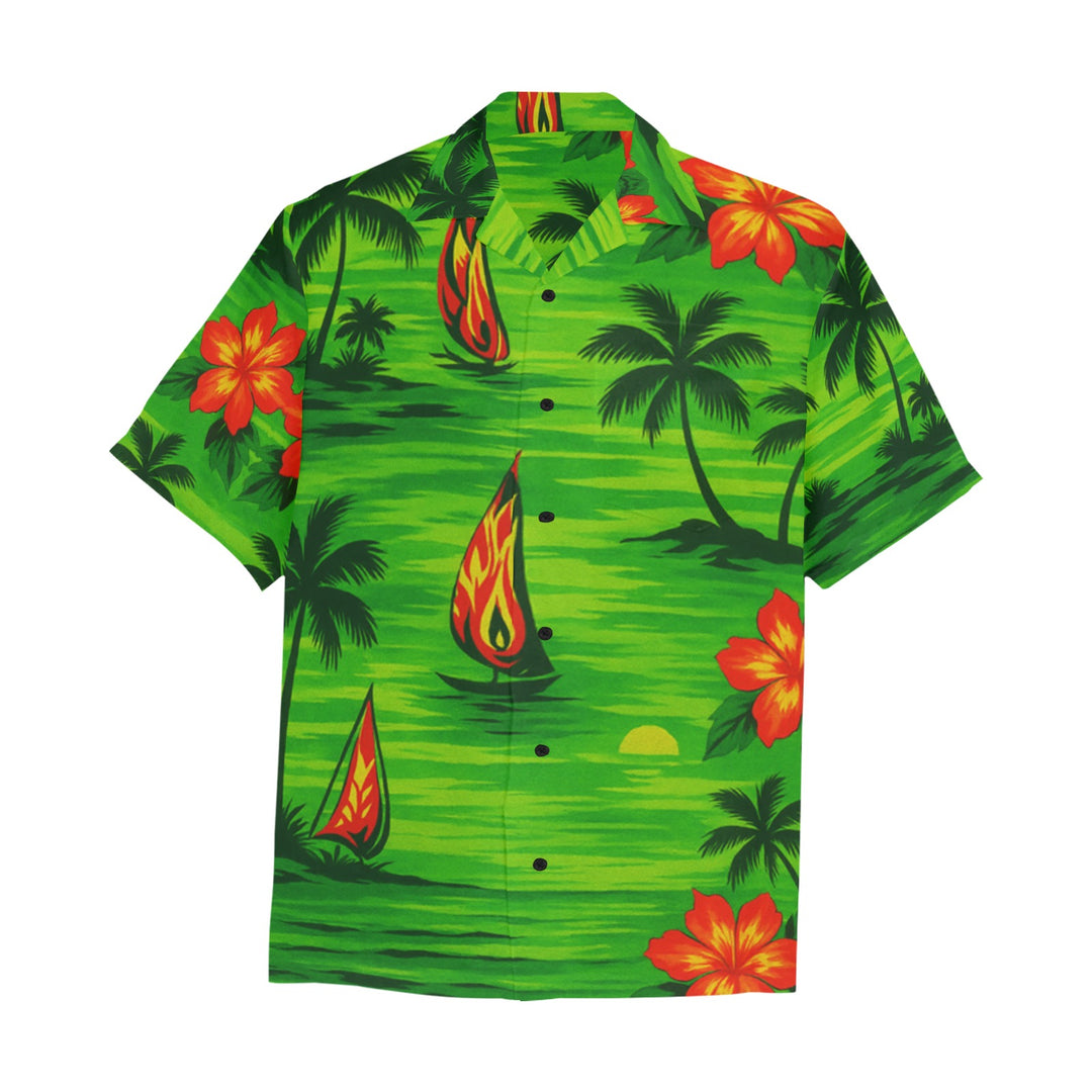 Hawaiian Shirt with Chest Pocket