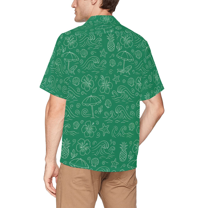 Hawaiian Shirt with Chest Pocket