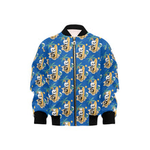 Load image into Gallery viewer, Kids&#39; Bomber Jacket with Pockets
