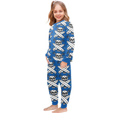 Load image into Gallery viewer, Little Girls&#39; Crew Neck Long Pajama Set
