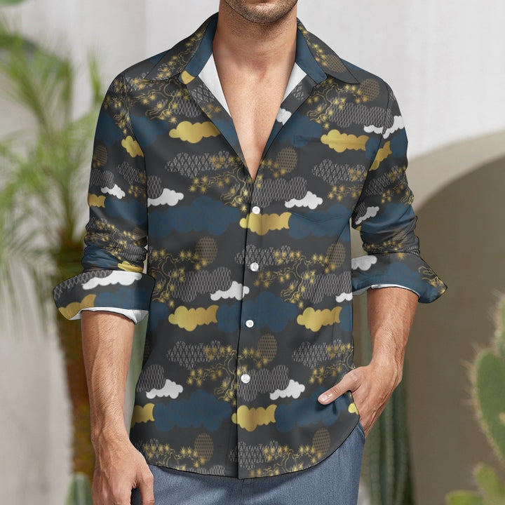 Casual One Pocket Long Sleeve Shirt