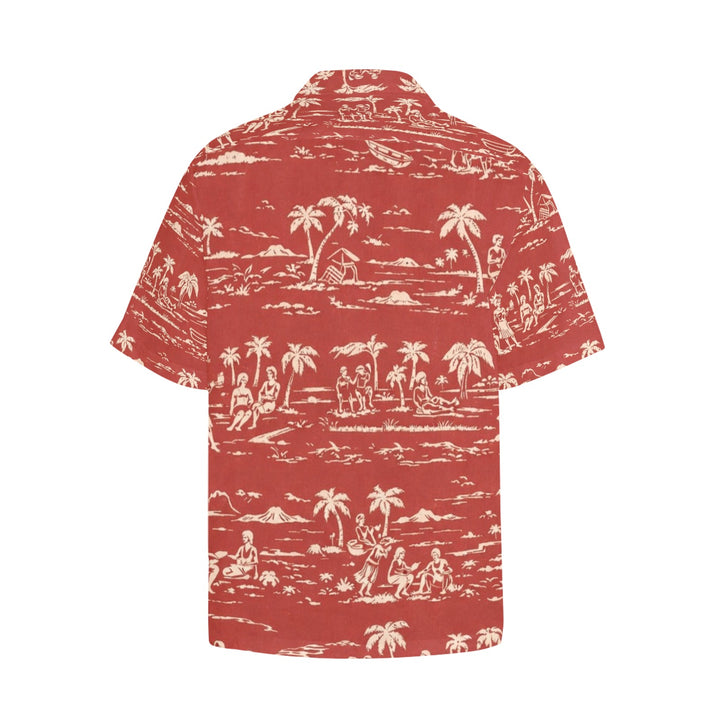 Hawaiian Shirt with Chest Pocket (T58)