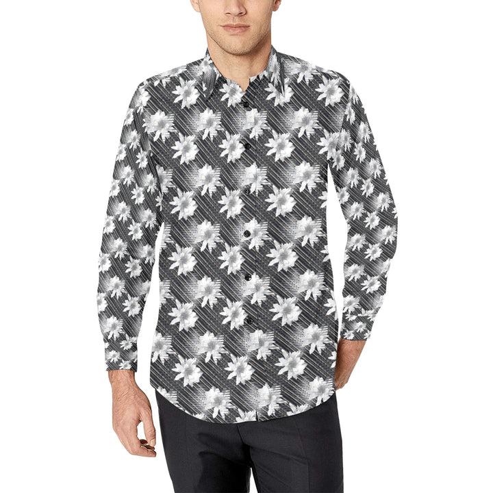 Men's All Over Print Long Sleeve Shirt(Without Pocket)(T61)
