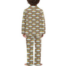 Load image into Gallery viewer, Little Boys&#39; V-Neck Long Pajama Set
