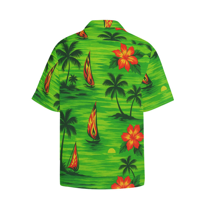 Hawaiian Shirt with Chest Pocket