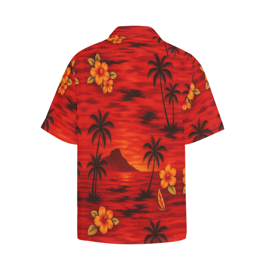 Hawaiian Shirt with Chest Pocket