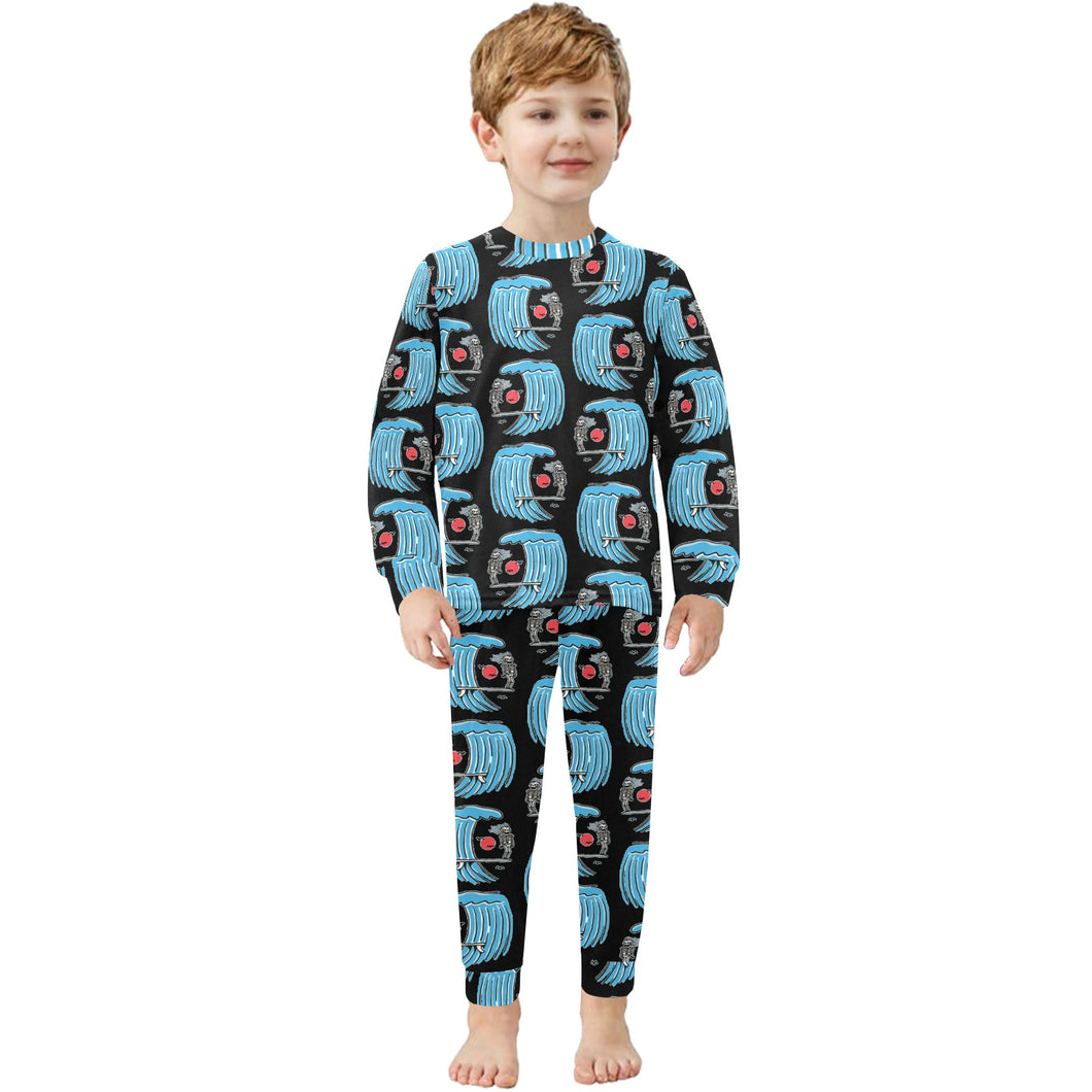 Little Boys' Crew Neck Long Pajama Set