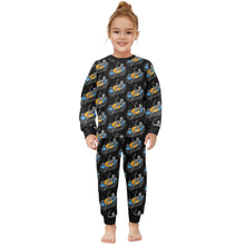 Load image into Gallery viewer, Little Girls&#39; Crew Neck Long Pajama Set
