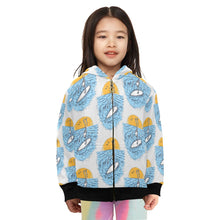 Load image into Gallery viewer, Little Girls&#39; Zip Up Hoodie
