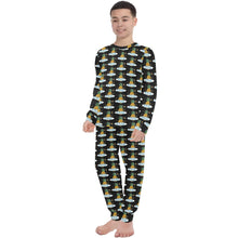 Load image into Gallery viewer, Big Boys&#39; Crew Neck Long Pajama Set
