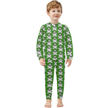 Load image into Gallery viewer, Little Boys&#39; Crew Neck Long Pajama Set
