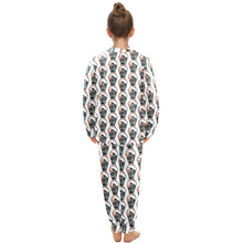 Load image into Gallery viewer, Big Girls&#39; Crew Neck Long Pajama Set
