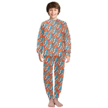 Load image into Gallery viewer, Big Boys&#39; Crew Neck Long Pajama Set
