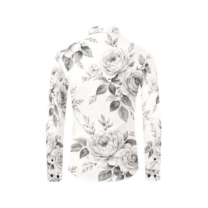 Men's All Over Print Long Sleeve Shirt(Without Pocket)(T61)