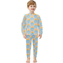 Load image into Gallery viewer, Little Boys&#39; Crew Neck Long Pajama Set
