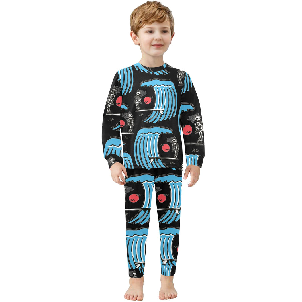 Little Boys' Crew Neck Long Pajama Set