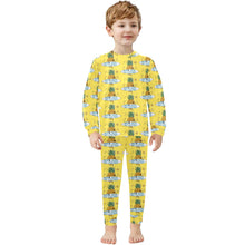 Load image into Gallery viewer, Little Boys&#39; Crew Neck Long Pajama Set
