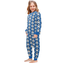 Load image into Gallery viewer, Little Girls&#39; Crew Neck Long Pajama Set
