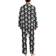 Load image into Gallery viewer, Men&#39;s V-Neck Long Pajama Set
