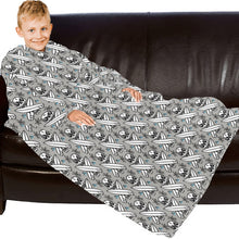 Load image into Gallery viewer, Blanket Robe with Sleeves for Kids
