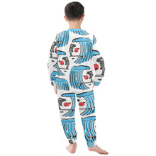 Load image into Gallery viewer, Little Boys&#39; Crew Neck Long Pajama Set
