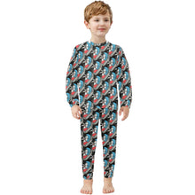 Load image into Gallery viewer, Little Boys&#39; Crew Neck Long Pajama Set
