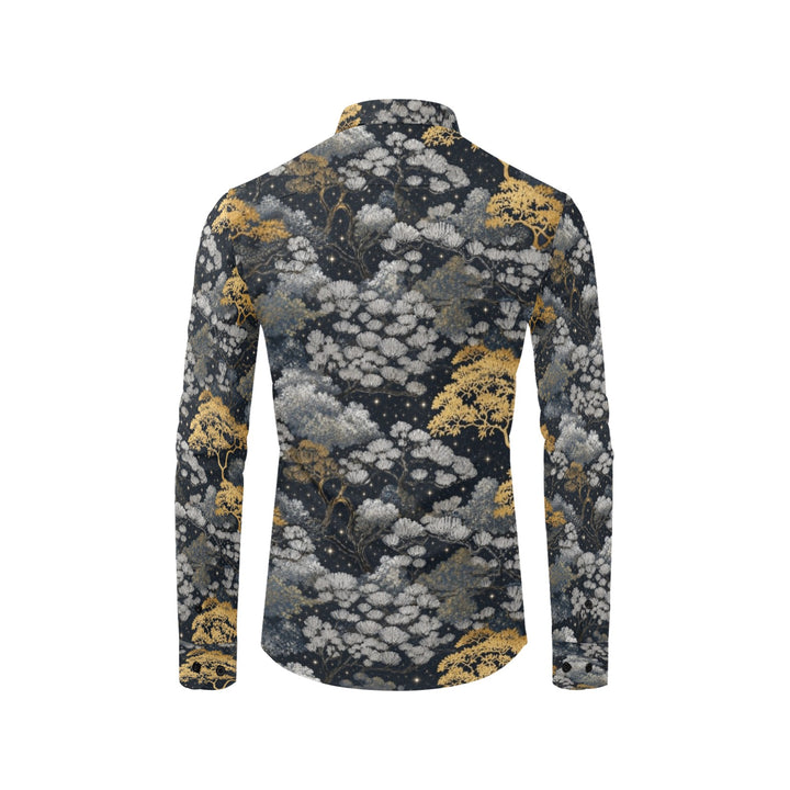 Men's All Over Print Long Sleeve Shirt(Without Pocket)(T61)