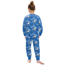 Load image into Gallery viewer, Little Girls&#39; Crew Neck Long Pajama Set
